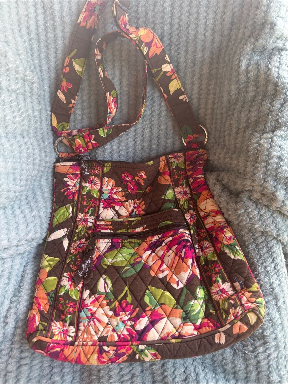 Vera Bradley Hipster crossbody bag in the retired English Rose pattern